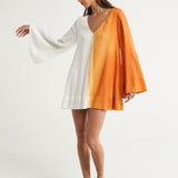 Mini Trapeze Dress Naranja - shopsigal