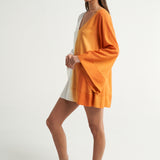Mini Trapeze Dress Naranja - shopsigal
