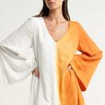 Mini Trapeze Dress Naranja - shopsigal