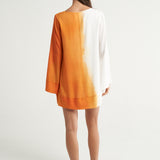Mini Trapeze Dress Naranja - shopsigal