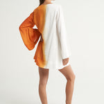 Mini Trapeze Dress Naranja - shopsigal
