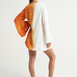Mini Trapeze Dress Naranja - shopsigal