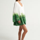 Mini Trapeze Dress Verde - shopsigal