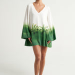 Mini Trapeze Dress Verde - shopsigal