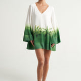 Mini Trapeze Dress Verde - shopsigal