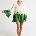 Mini Trapeze Dress Verde - shopsigal