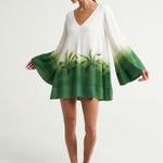Mini Trapeze Dress Verde - shopsigal