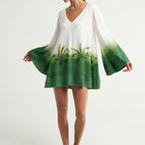 Mini Trapeze Dress Verde - shopsigal