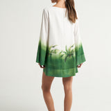 Mini Trapeze Dress Verde - shopsigal
