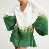 Mini Trapeze Dress Verde - shopsigal