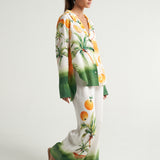 Flared Pants Oranges Palms - shopsigal