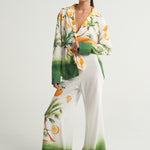 Long Sleeve Shirt Miami Oranges Palms - shopsigal