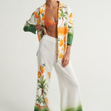 Flared Pants Oranges Palms - shopsigal