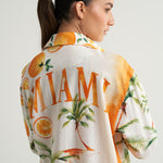 Long Sleeve Shirt Miami Oranges Palms - shopsigal