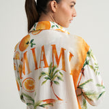 Long Sleeve Shirt Miami Oranges Palms - shopsigal