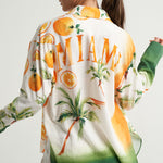Long Sleeve Shirt Miami Oranges Palms - shopsigal