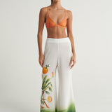 Flared Pants Oranges Palms - shopsigal
