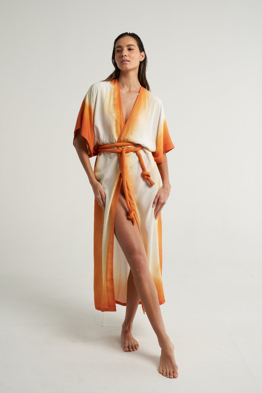 Long Kimono Naranja - shopsigal