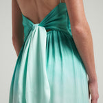 Long Tie Back Dress Oasis Aqua - shopsigal