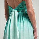 Long Tie Back Dress Oasis Aqua - shopsigal