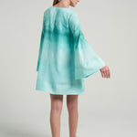 Mini Trapeze Dress Oasis Aqua - shopsigal
