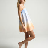 Mini Strappy Trapeze Dress Sunrise - shopsigal