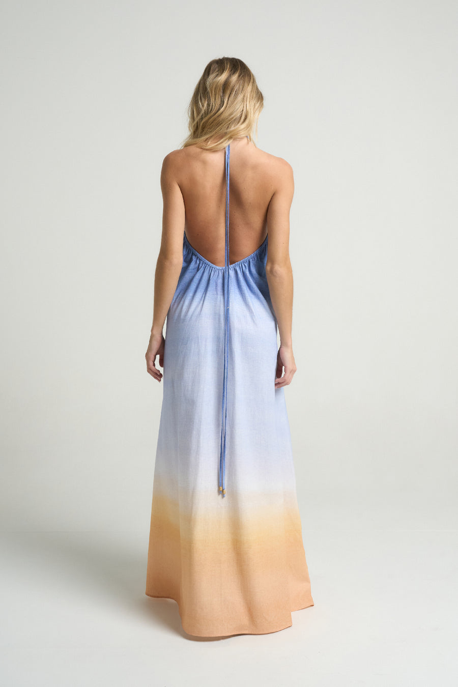 Maxi Halter Dress Sunrise - shopsigal