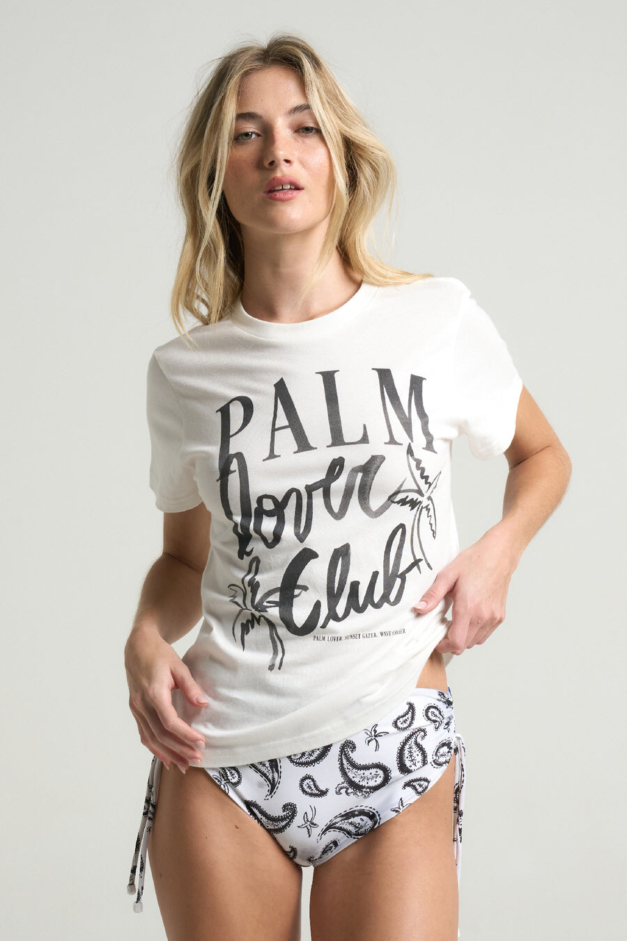 Palm Black Graphic Tee - shopsigal