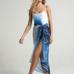 Sarong With Ties Paisley Blue - shopsigal