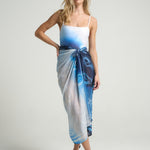 Sarong With Ties Paisley Blue - shopsigal