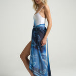 Sarong With Ties Paisley Blue - shopsigal