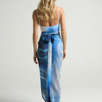 Sarong With Ties Paisley Blue - shopsigal