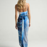 Sarong With Ties Paisley Blue - shopsigal