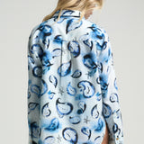 Long Sleeve Shirt Paisley Blue - shopsigal