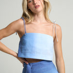 Tie Crop Top Sunrise - shopsigal