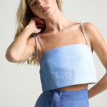 Tie Crop Top Sunrise - shopsigal