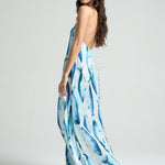 HEMLINE x SIGAL Maxi Halter Dress Sardines - shopsigal