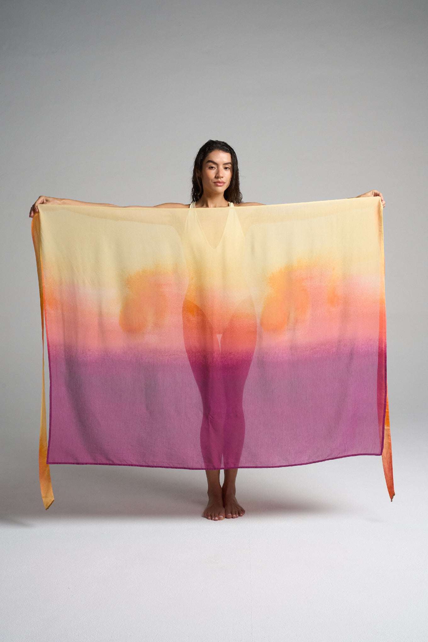 Sarong With Ties Sunset - shopsigal