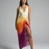 Sarong With Ties Sunset - shopsigal