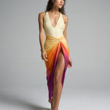 Sarong With Ties Sunset - shopsigal