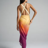 Sarong With Ties Sunset - shopsigal