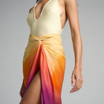 Sarong With Ties Sunset - shopsigal