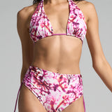 Reversible High Waisted Bikini Bottom Sunset - shopsigal