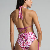 Reversible High Waisted Bikini Bottom Sunset - shopsigal