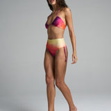 Reversible High Waisted Bikini Bottom Sunset - shopsigal