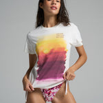 Graphic Tee: Sunset-White - shopsigal