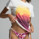 Graphic Tee: Sunset-White - shopsigal