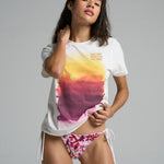 Graphic Tee: Sunset-White - shopsigal