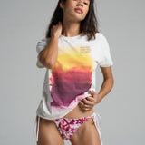 Graphic Tee: Sunset-White - shopsigal