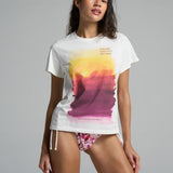 Graphic Tee: Sunset-White - shopsigal